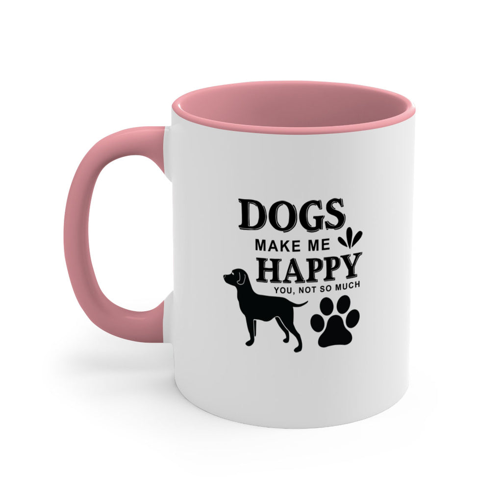 Dogs Make Me Happy Style 44#- Dog-Mug / Coffee Cup