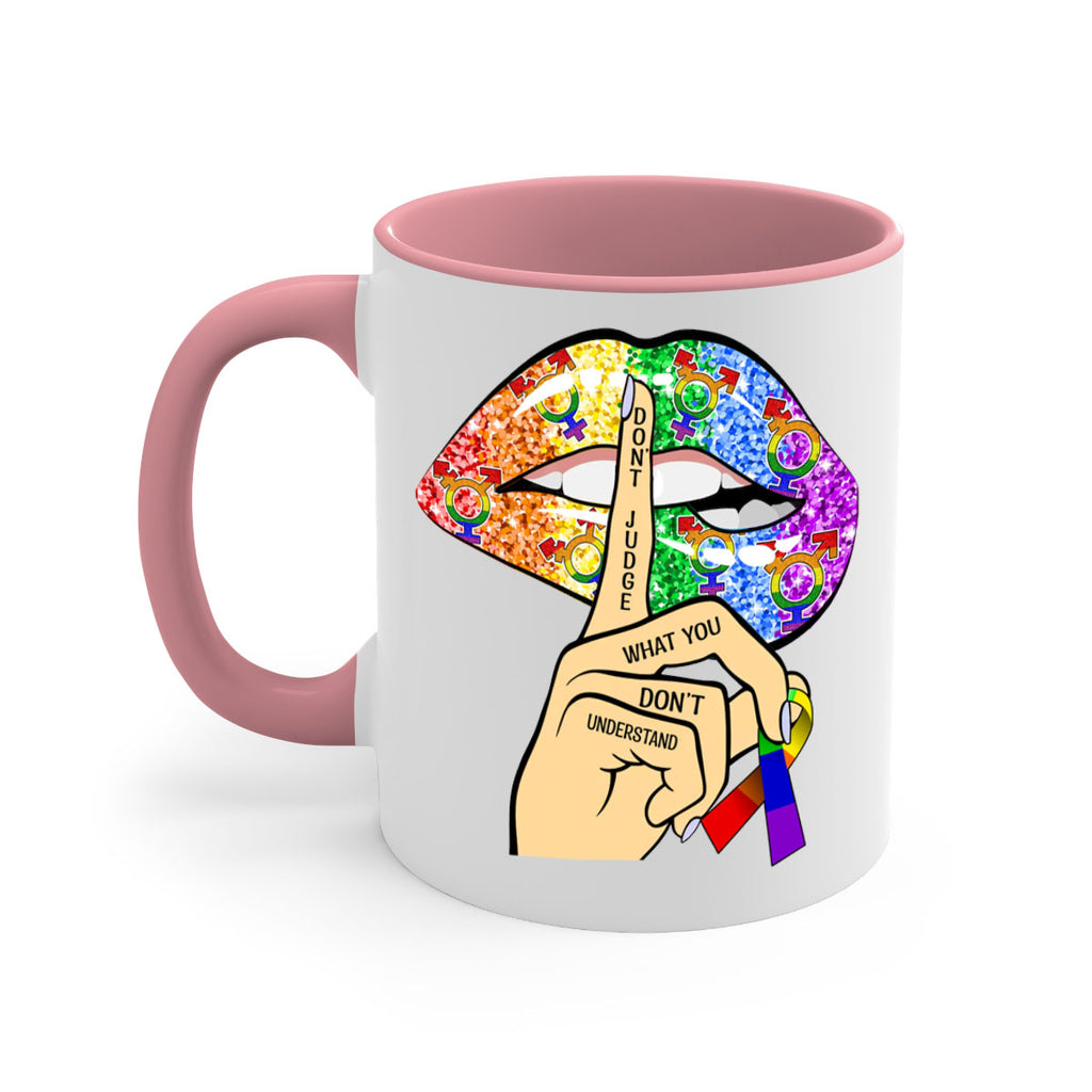 DonT Judge Lgbt Pride Lips  38#- lgbt-Mug / Coffee Cup