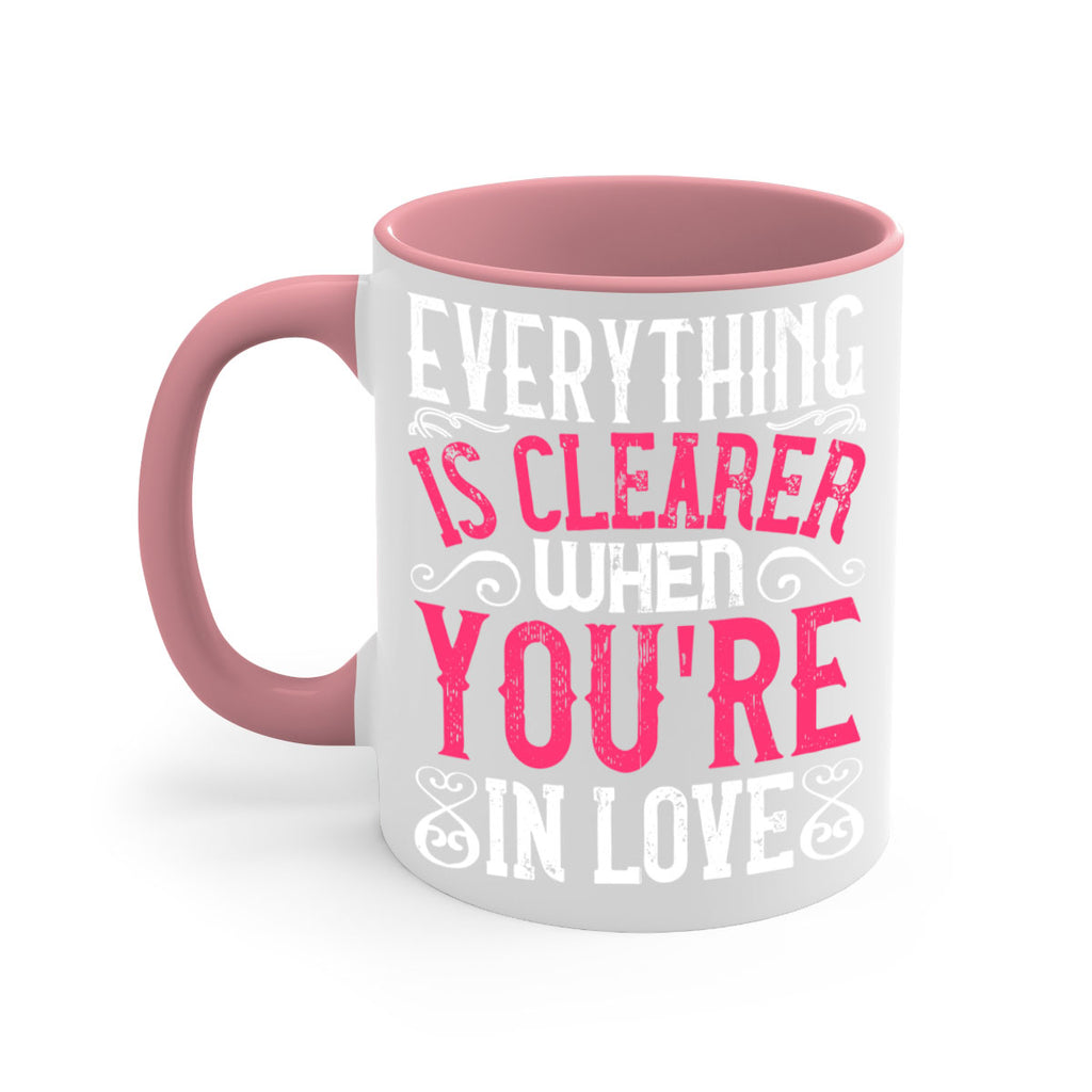 Everything is clearer when youre in love Style 48#- Dog-Mug / Coffee Cup