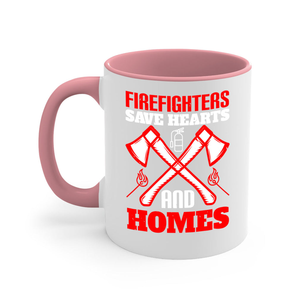 Firefighters save hearts and homes Style 72#- fire fighter-Mug / Coffee Cup