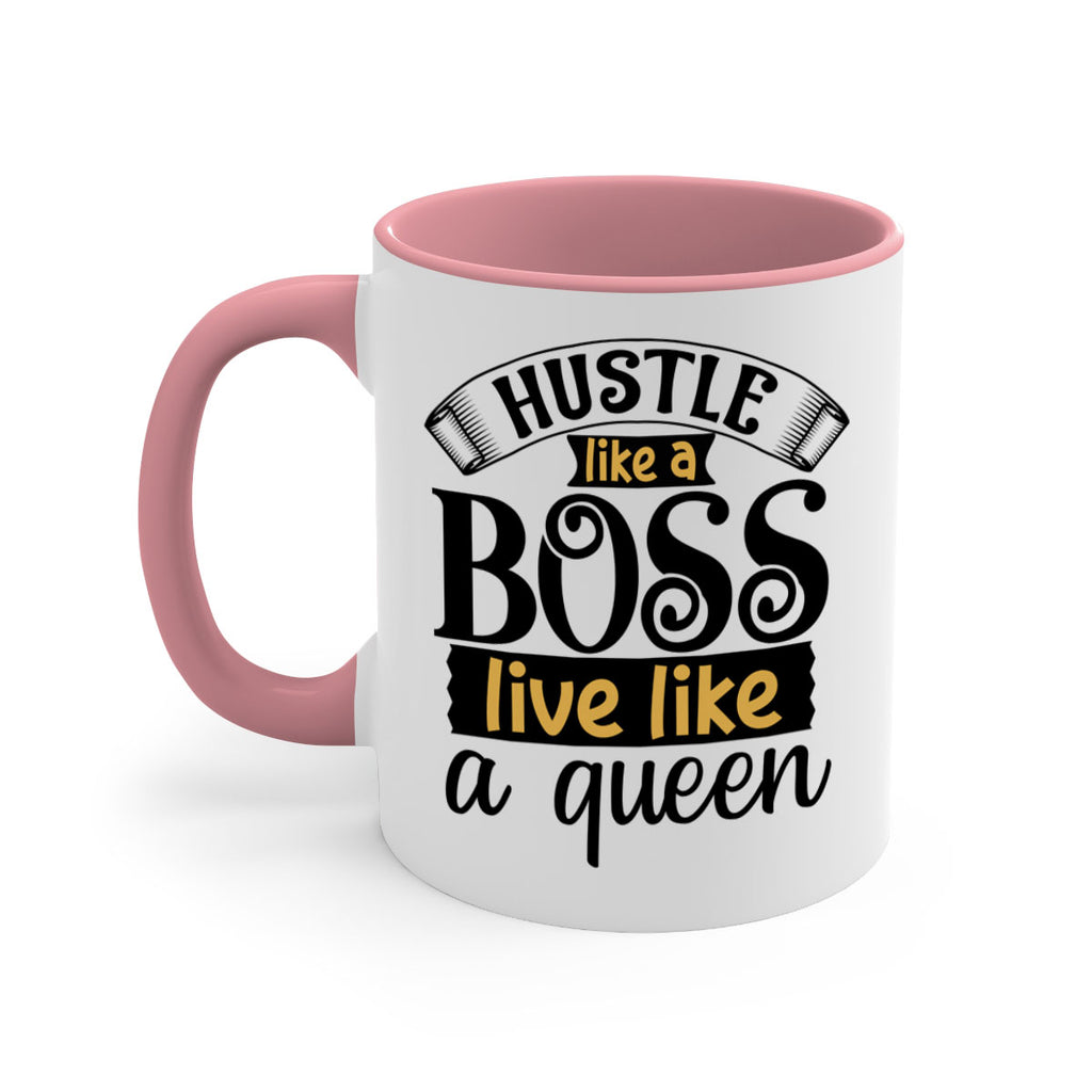Hustle like a boss live like a queen Style 36#- Black women - Girls-Mug / Coffee Cup