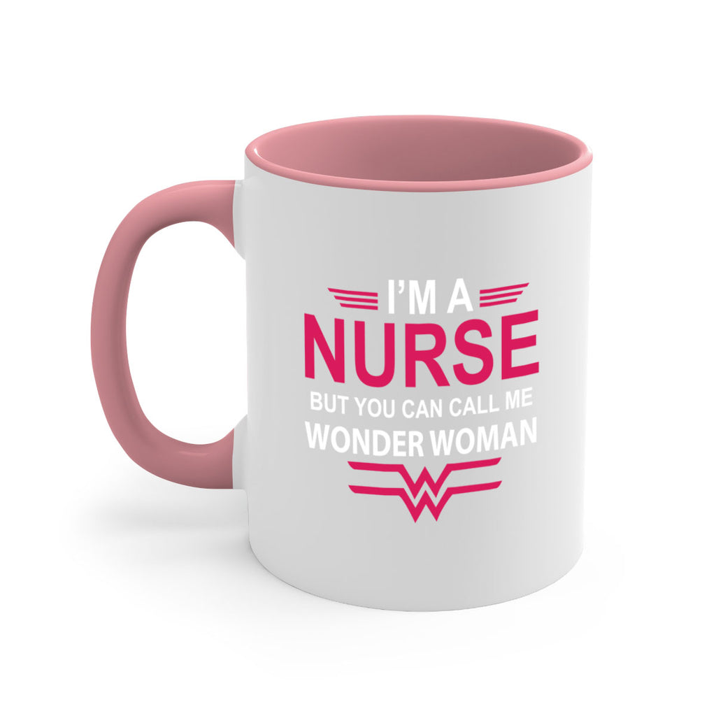 I am nurse but you can call me wonder woman Style 327#- nurse-Mug / Coffee Cup