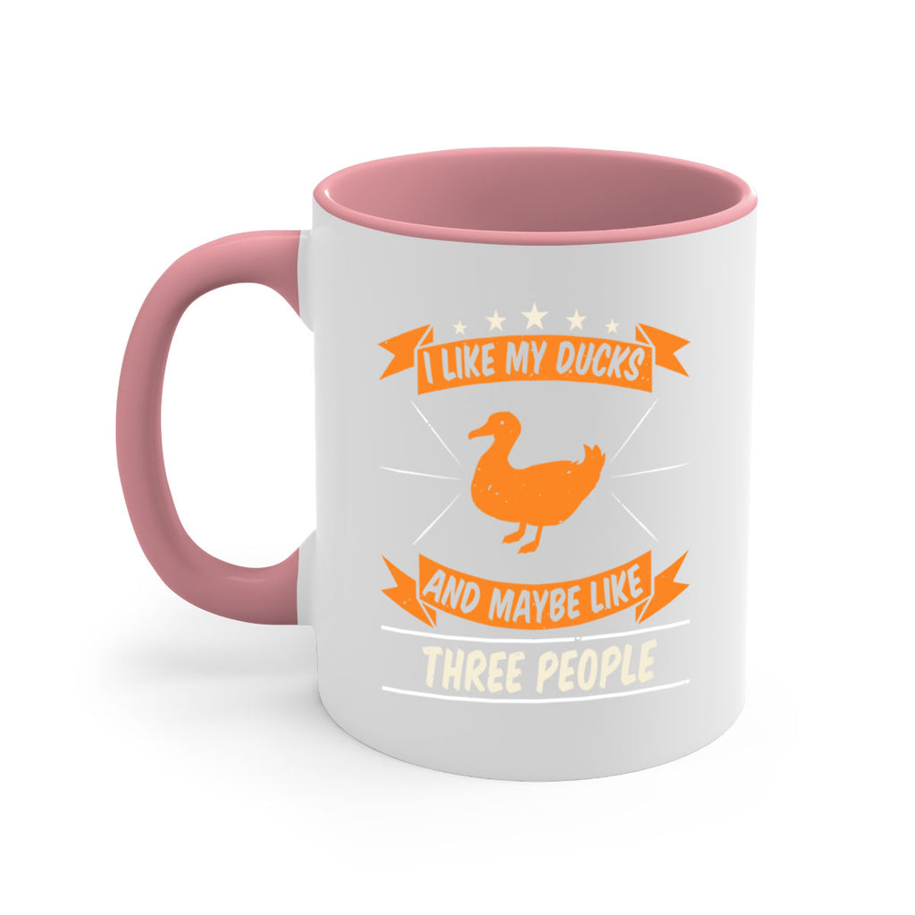 I like my ducks and maybe like three people Style 42#- duck-Mug / Coffee Cup