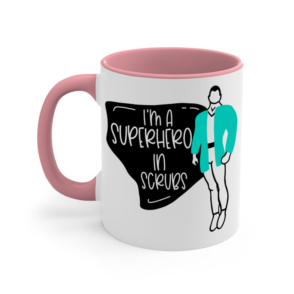 Im A Superhero In Scrubs Style Style 152#- nurse-Mug / Coffee Cup