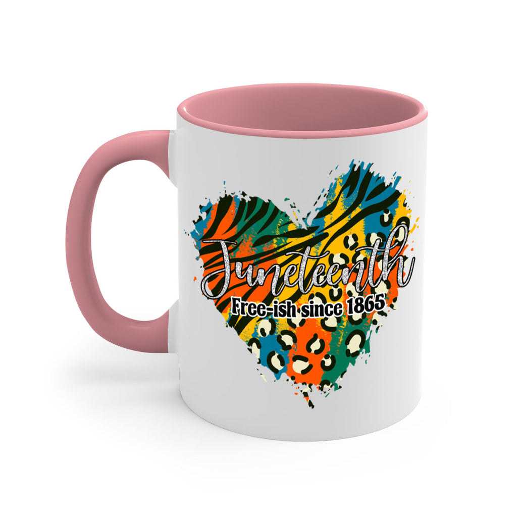 Juneteenth Freeish Since 1865 Heart Png 38#- juneteenth-Mug / Coffee Cup