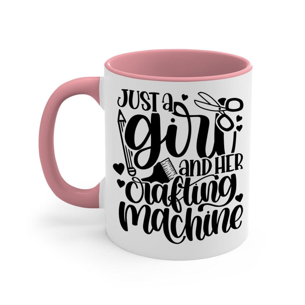 Just A Girl And Her Crafting 16#- crafting-Mug / Coffee Cup
