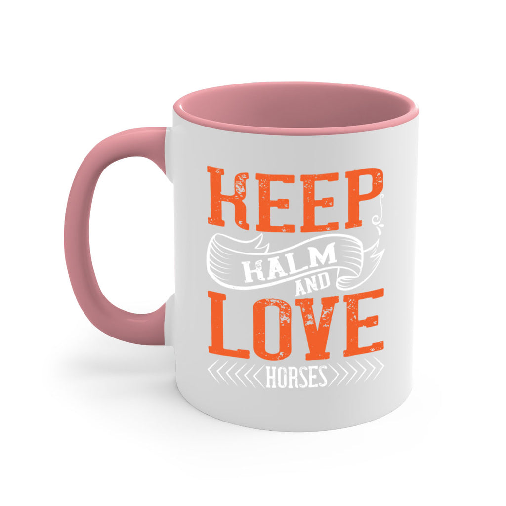 KEEP KALM AND LOVE HORSES Style 30#- horse-Mug / Coffee Cup