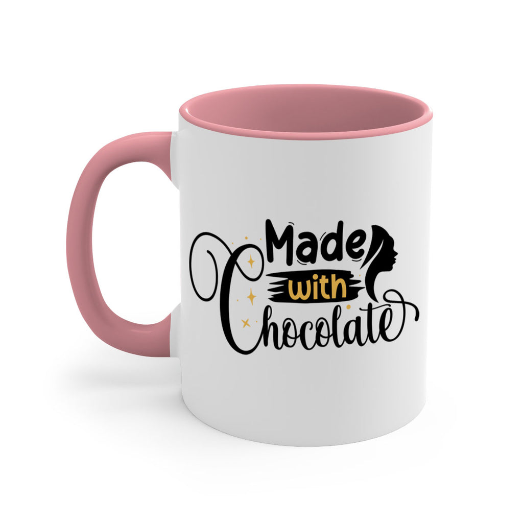 Made with chocolate Style 24#- Black women - Girls-Mug / Coffee Cup