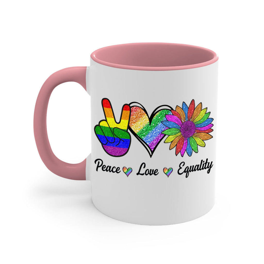 Peace Love Equality Lgbt Pride Design 40#- lgbt-Mug / Coffee Cup