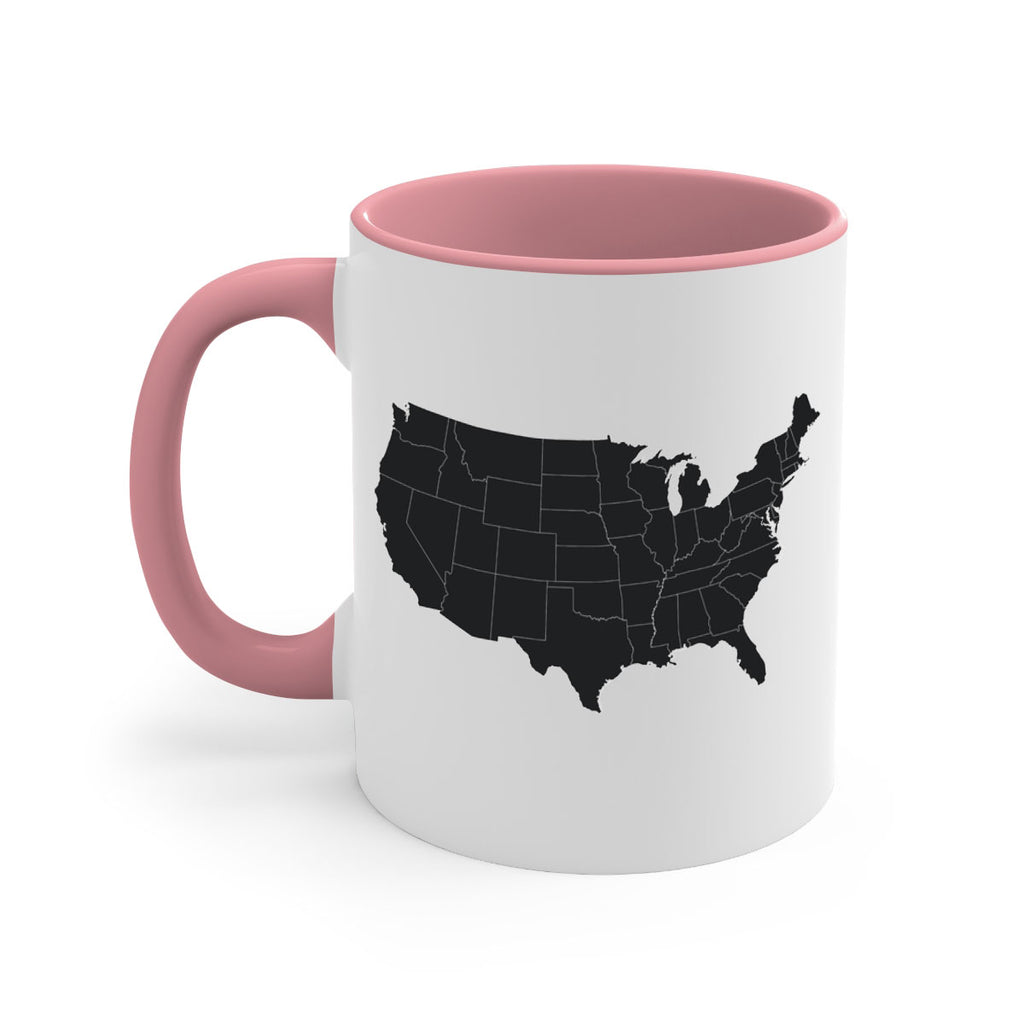 Separate Color Map Style 71#- 4th Of July-Mug / Coffee Cup