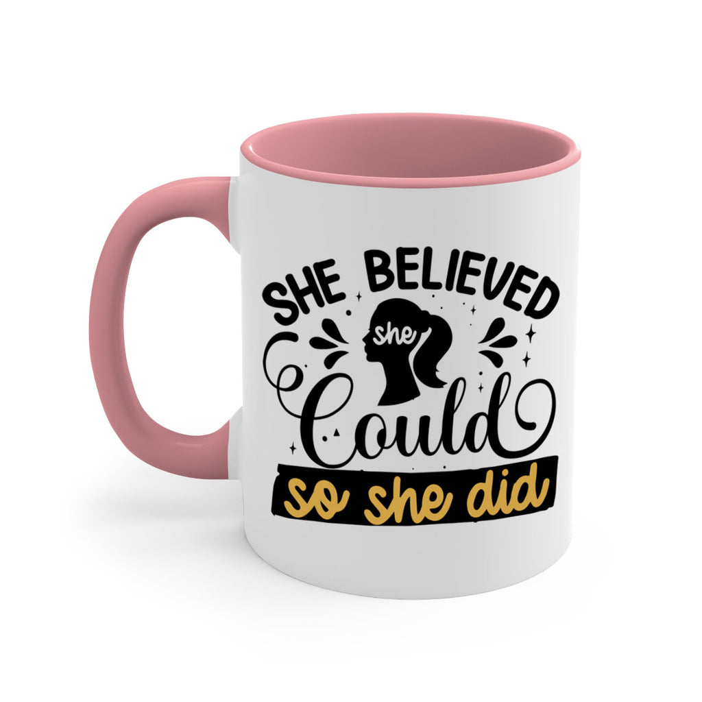 She believed she could she did Style 7#- Black women - Girls-Mug / Coffee Cup