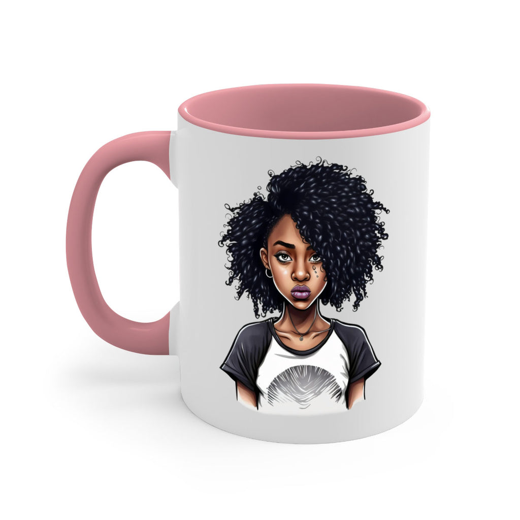 Sparkling Black Girl Design 18#- Black women - Girls-Mug / Coffee Cup