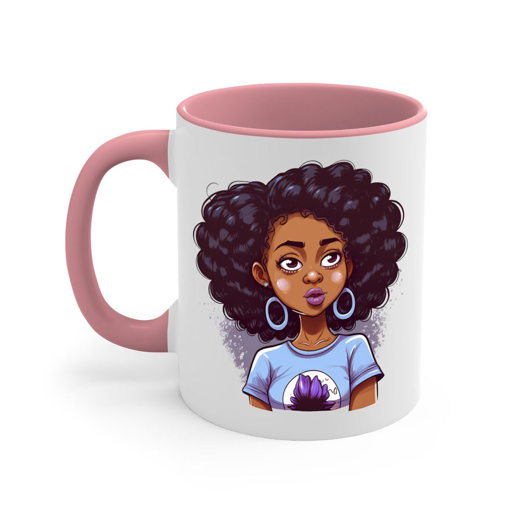 Sparkling Black Girl Design 20#- Black women - Girls-Mug / Coffee Cup