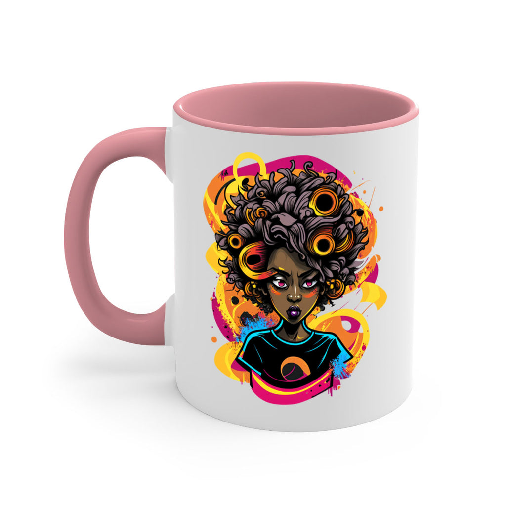 Sparkling Black Girl Design 6#- Black women - Girls-Mug / Coffee Cup