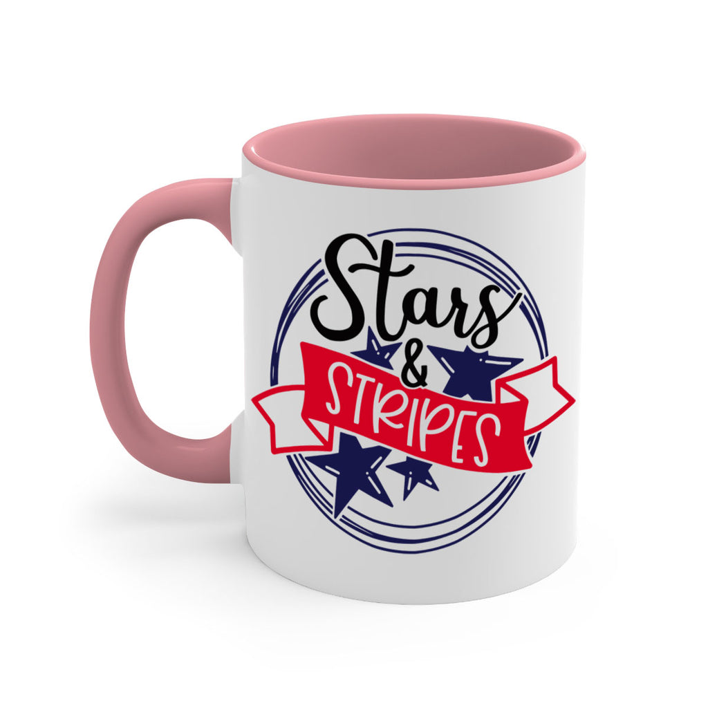 Stars StripeS Style 174#- 4th Of July-Mug / Coffee Cup