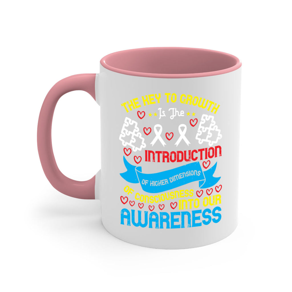 The key to growth is the introduction of higher dimensions Style 20#- Self awareness-Mug / Coffee Cup
