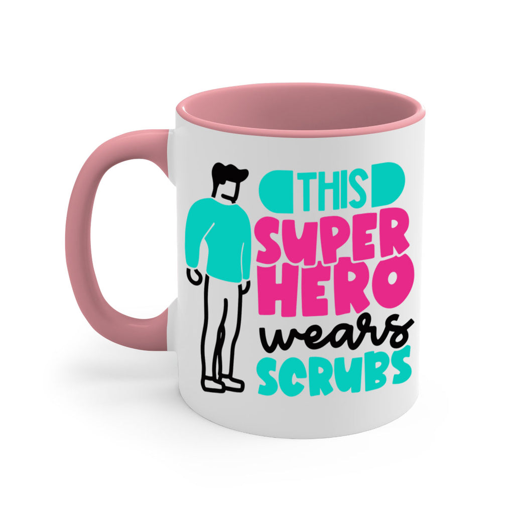 This Superhero Wears Scrubs Style Style 19#- nurse-Mug / Coffee Cup