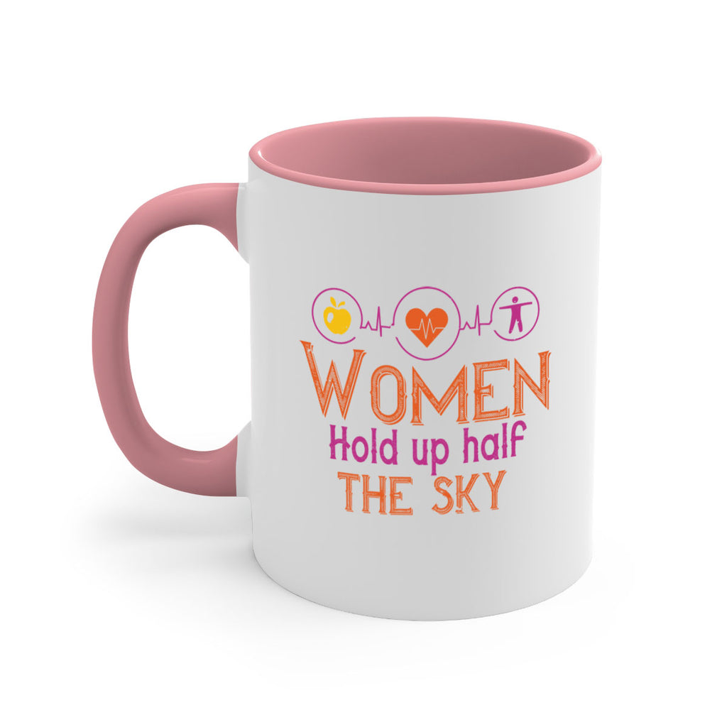 Women hold up half the sky Style 7#- World Health-Mug / Coffee Cup
