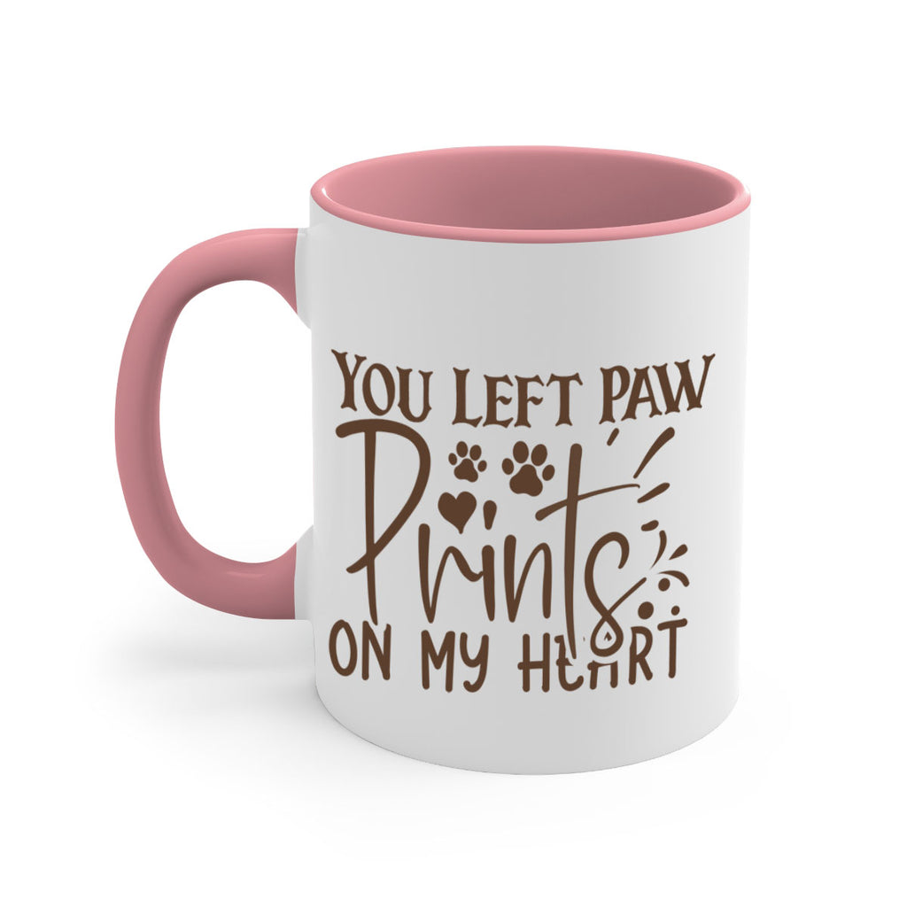 You Left Paw Prints On My Heart Style 53#- Dog-Mug / Coffee Cup