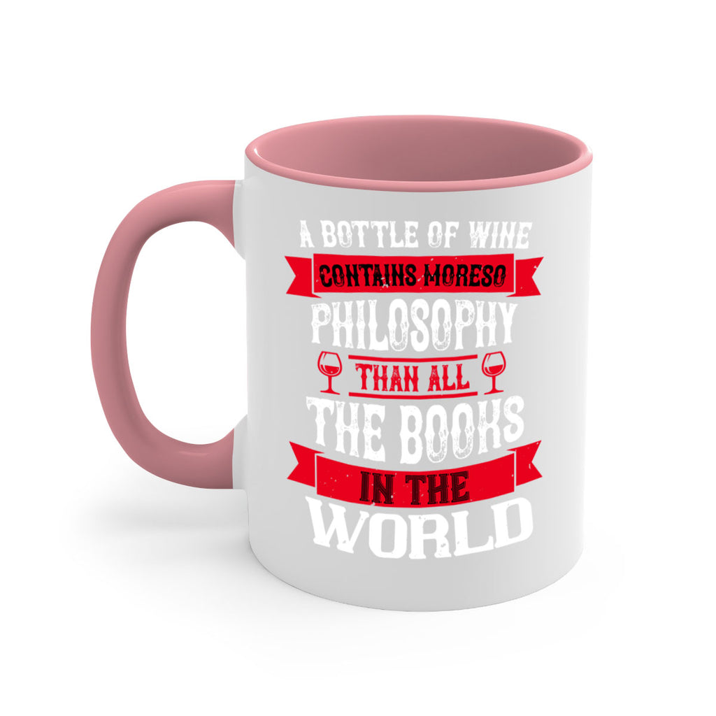 a bottle of wine contains moreso 96#- wine-Mug / Coffee Cup