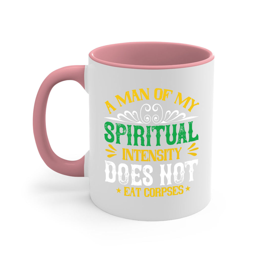 a man of my spiritual intensity does not eat corpsess 98#- vegan-Mug / Coffee Cup