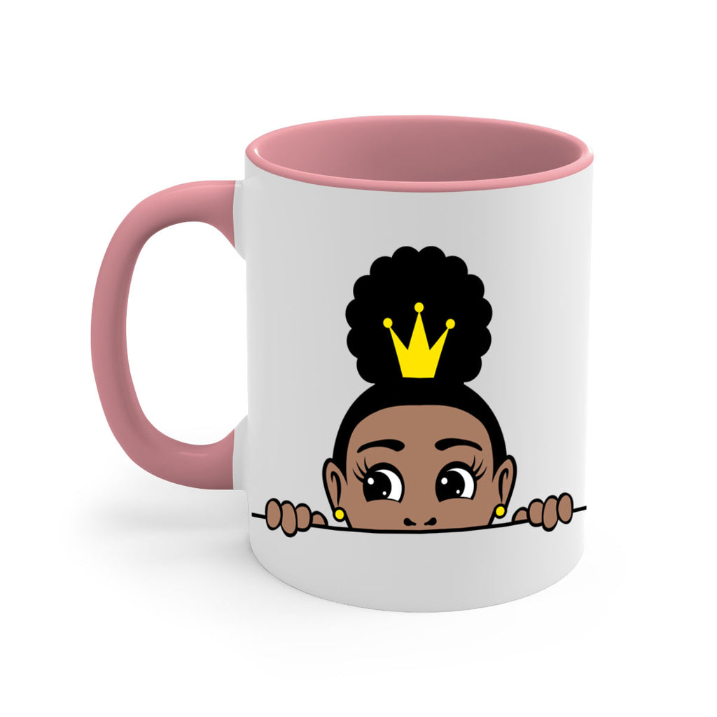 afro puff crown girl 2#- Black women - Girls-Mug / Coffee Cup
