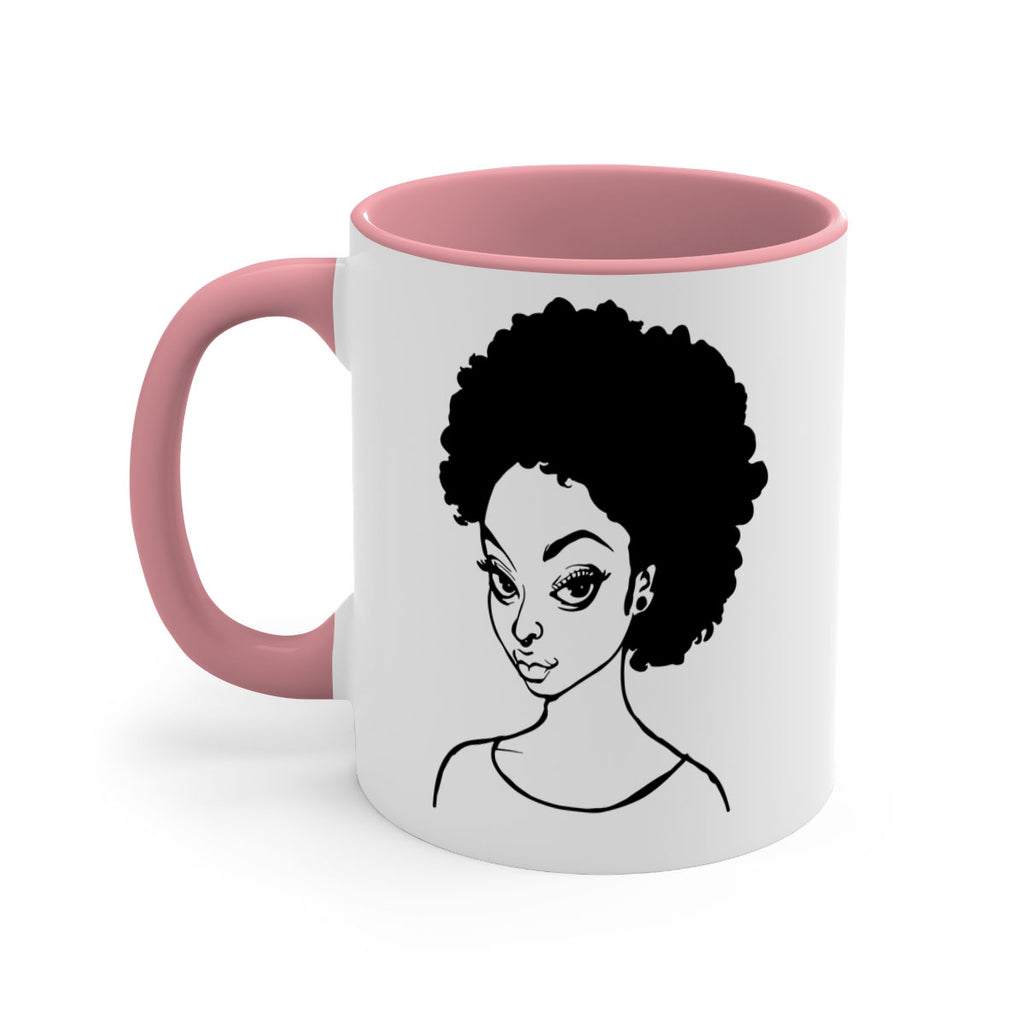 afro woman girl lady 68#- Black women - Girls-Mug / Coffee Cup