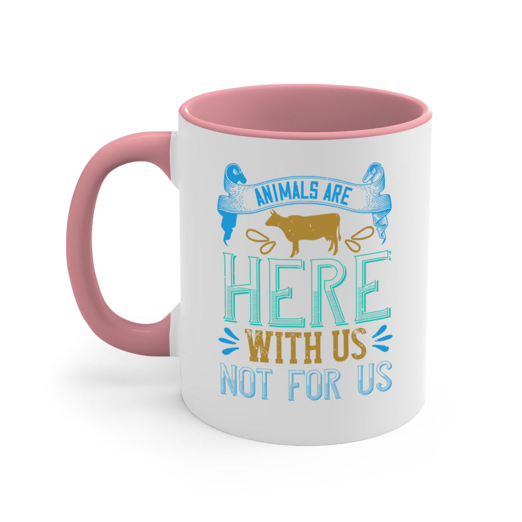 animals are here with us not for us 93#- vegan-Mug / Coffee Cup