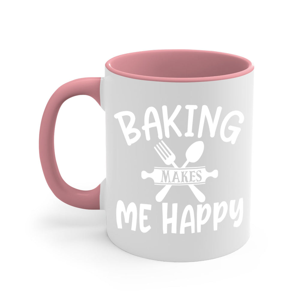 baking makes me happy 54#- kitchen-Mug / Coffee Cup