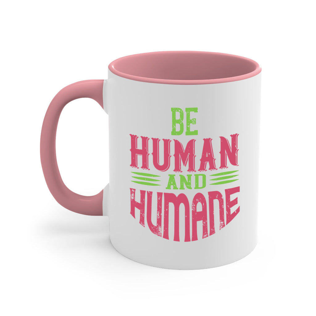 be human and humane 83#- vegan-Mug / Coffee Cup