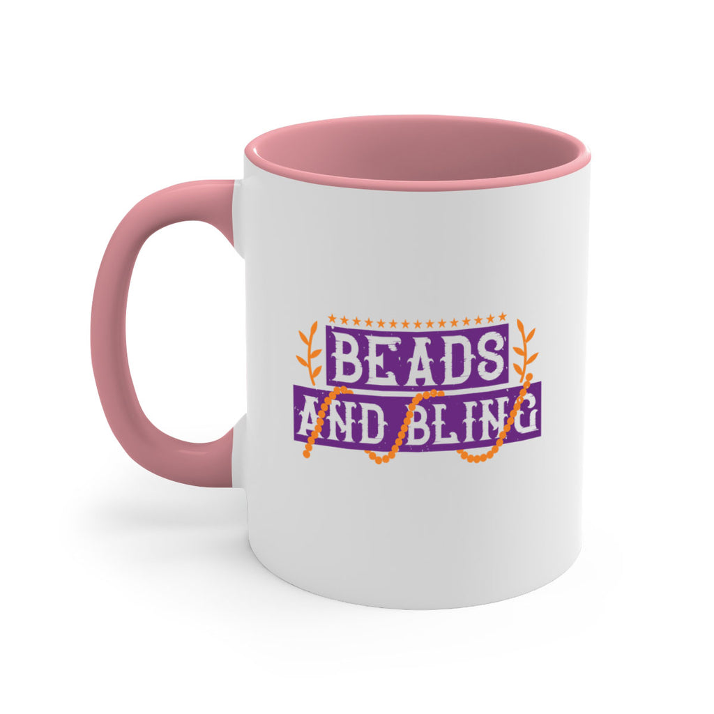 beads and bling 40#- mardi gras-Mug / Coffee Cup