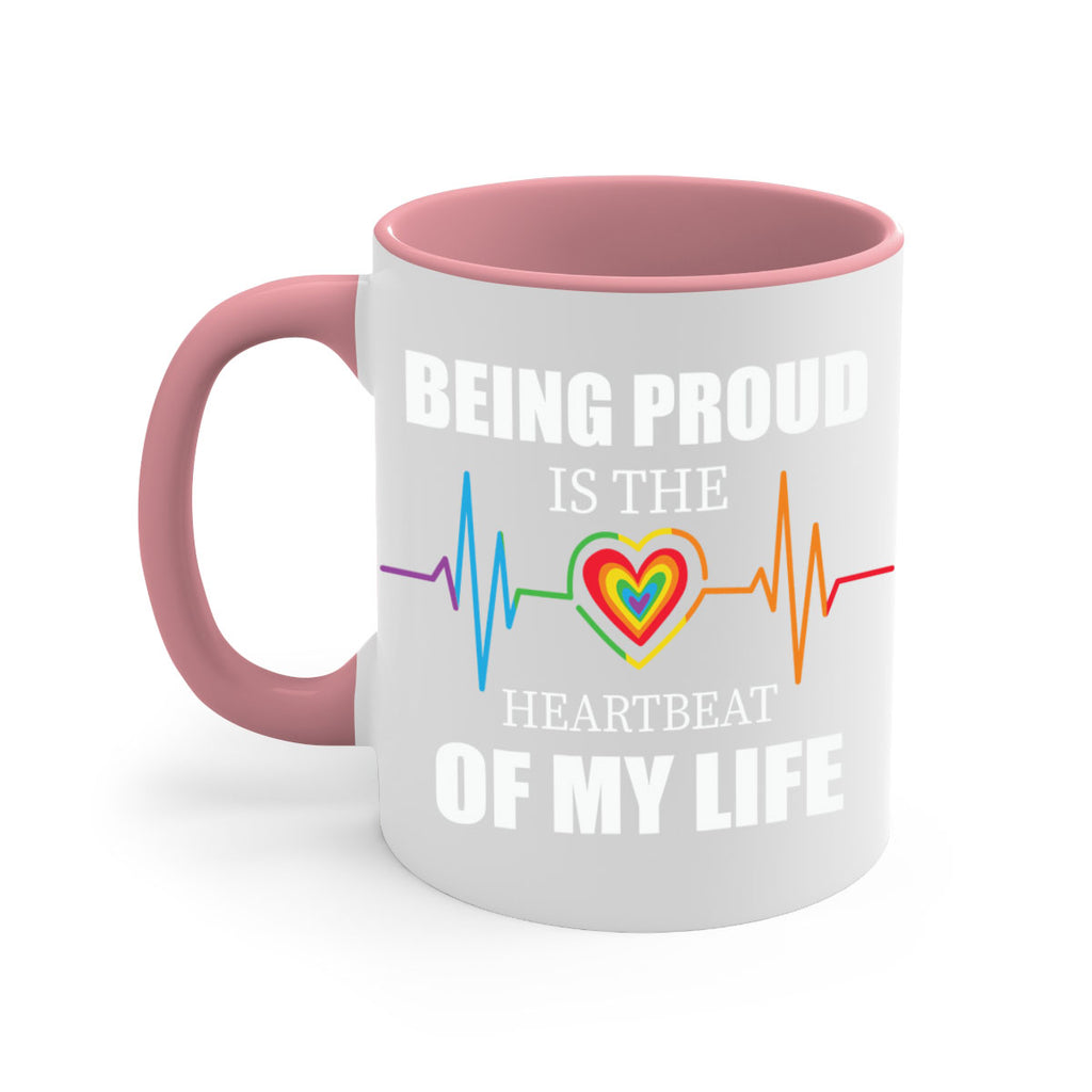 being proud is the heartbeat lgbt 158#- lgbt-Mug / Coffee Cup