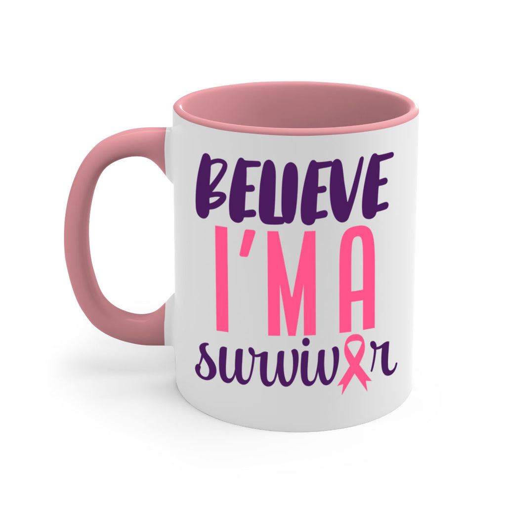 believe im a survivor Style 16#- breast cancer-Mug / Coffee Cup