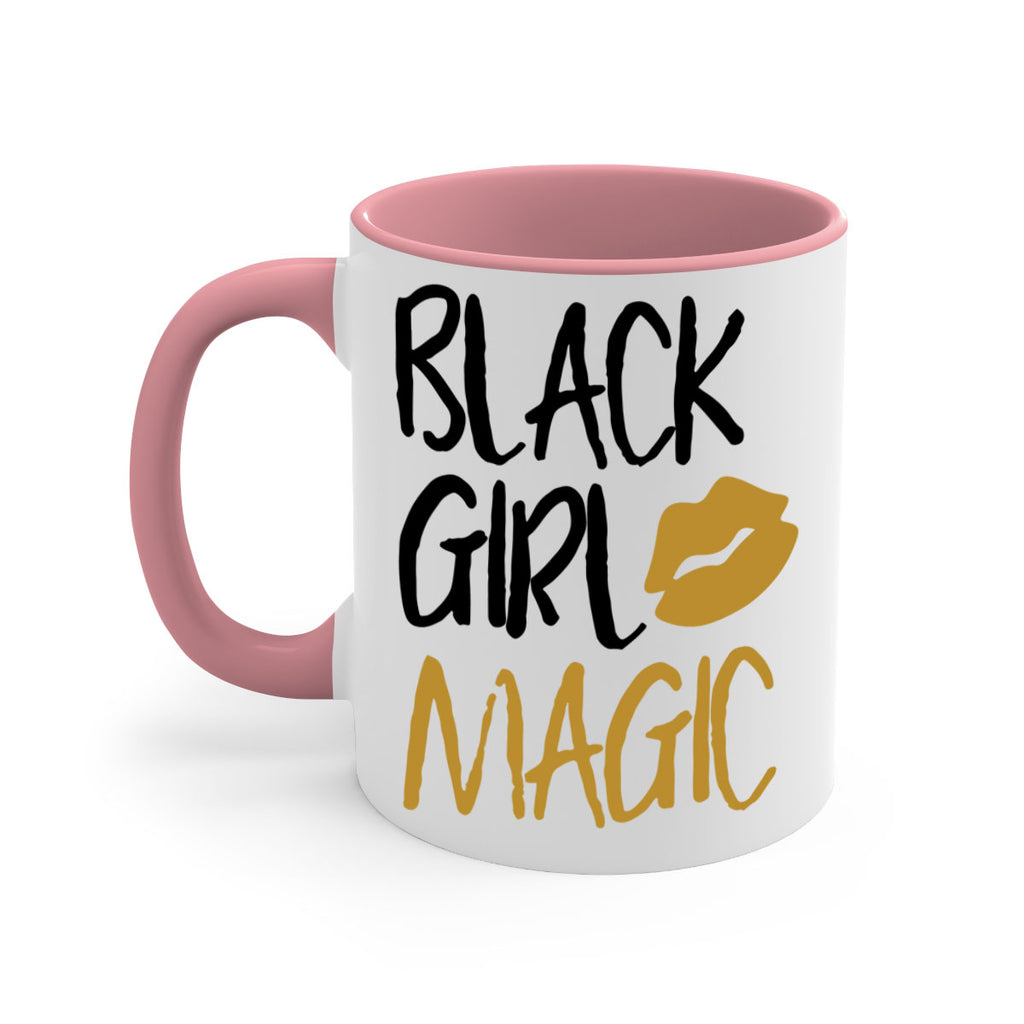 black girl magic lips cocoandbanana 245#- black words - phrases-Mug / Coffee Cup