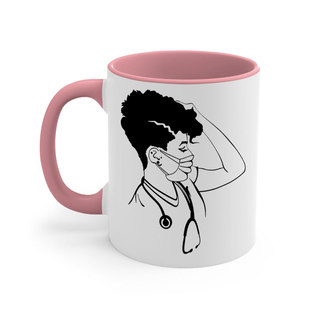 black nurse 3#- Black women - Girls-Mug / Coffee Cup