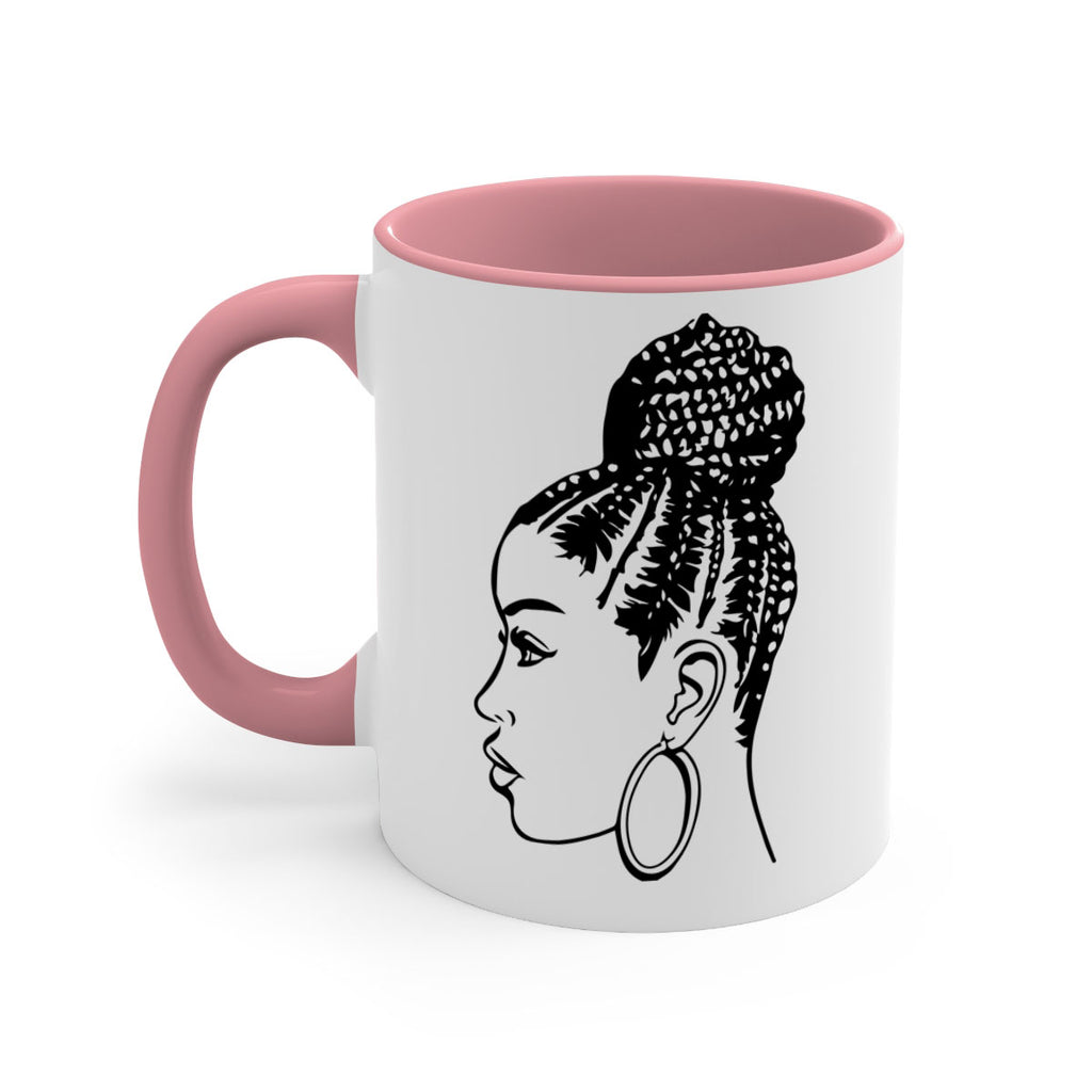 black woman with braids 7#- Black women - Girls-Mug / Coffee Cup
