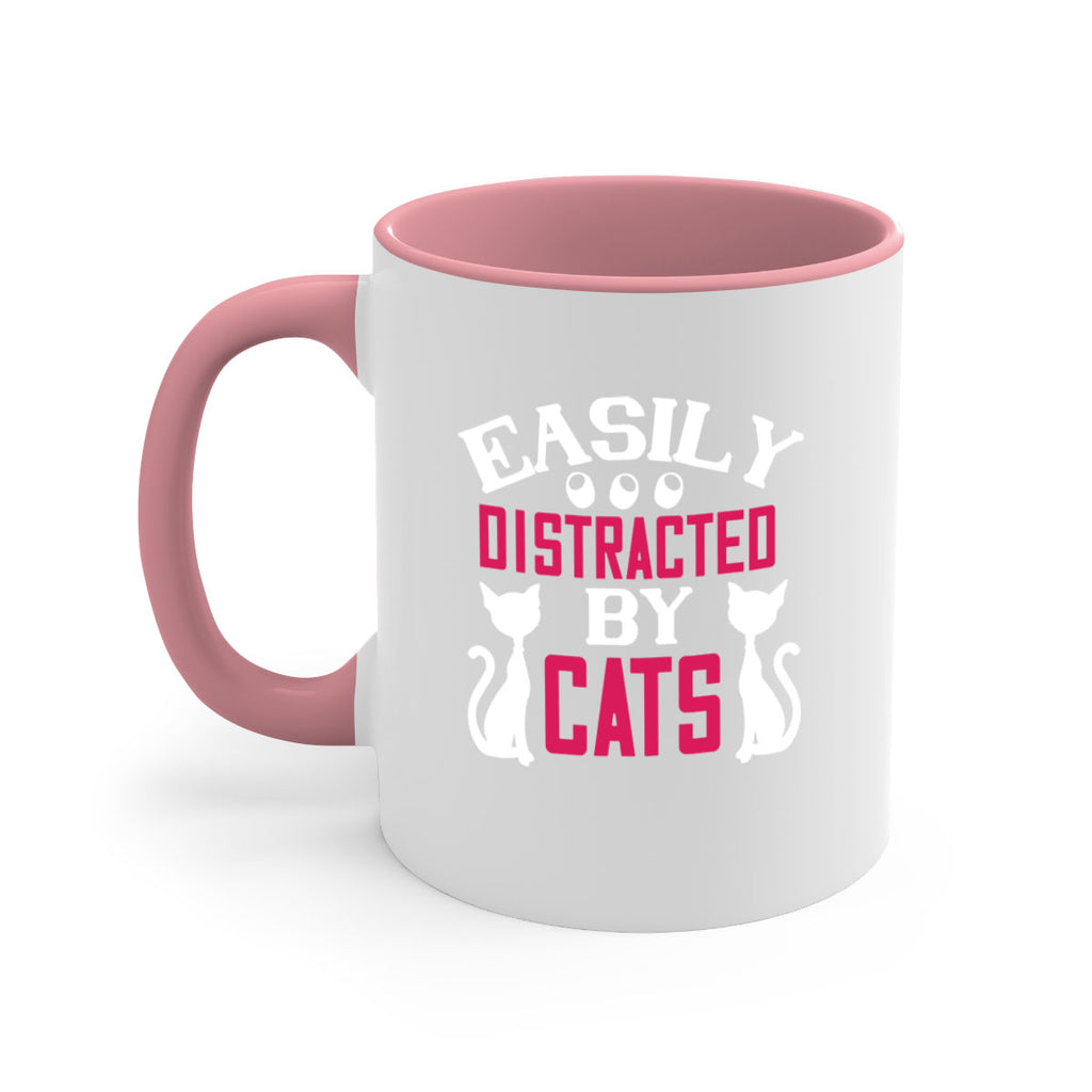 easily distracted by cats Style 46#- cat-Mug / Coffee Cup