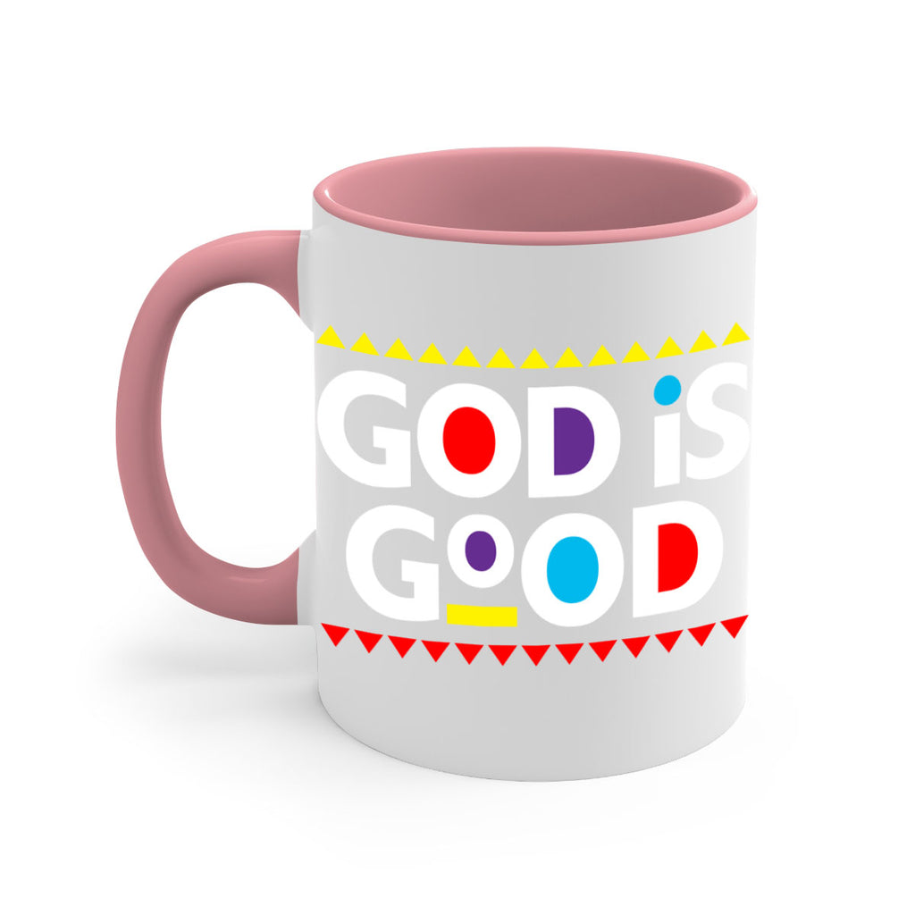 god is good 143#- black words - phrases-Mug / Coffee Cup