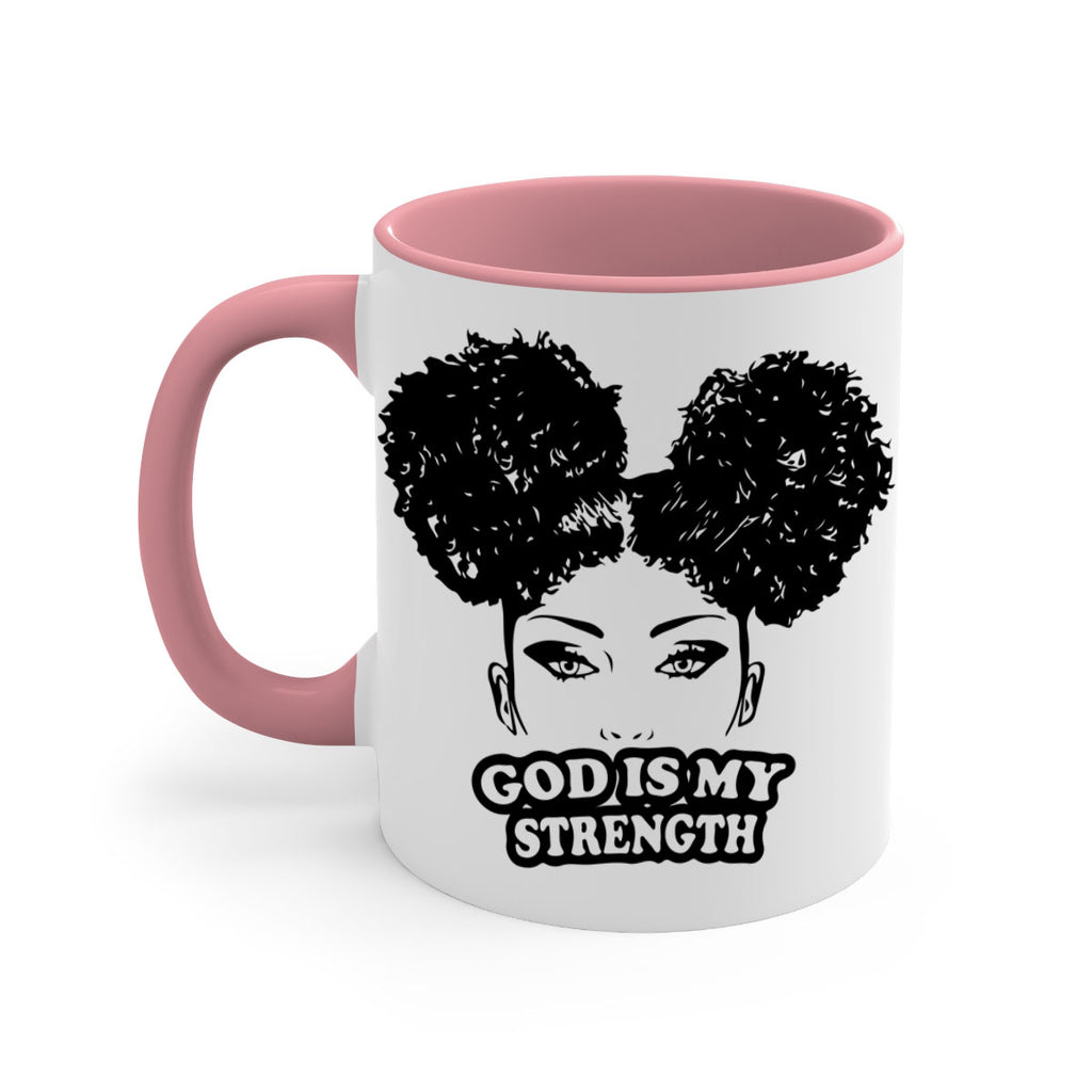 god is my strength 2#- Black women - Girls-Mug / Coffee Cup