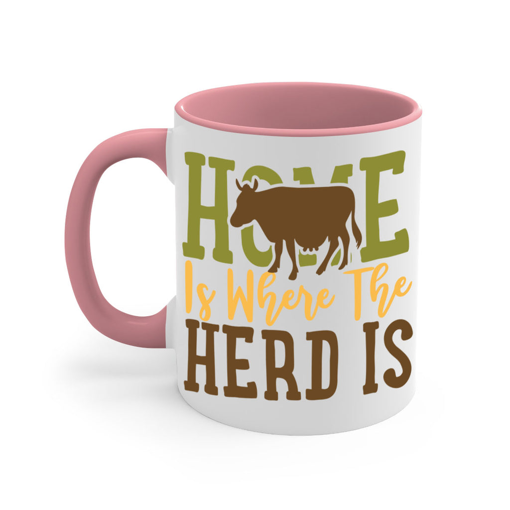 home is where the herd is 7#- Farm and garden-Mug / Coffee Cup