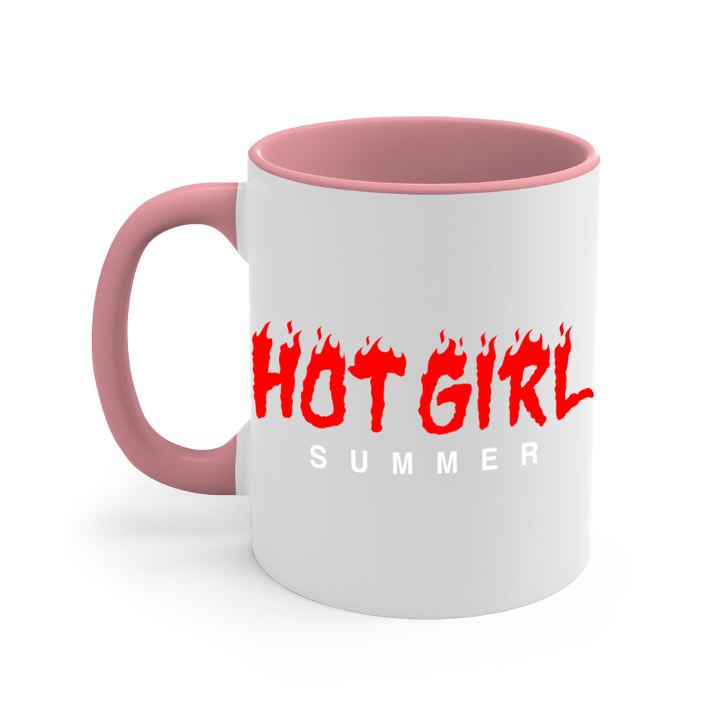 hot girl  summer fire 124#- black words - phrases-Mug / Coffee Cup