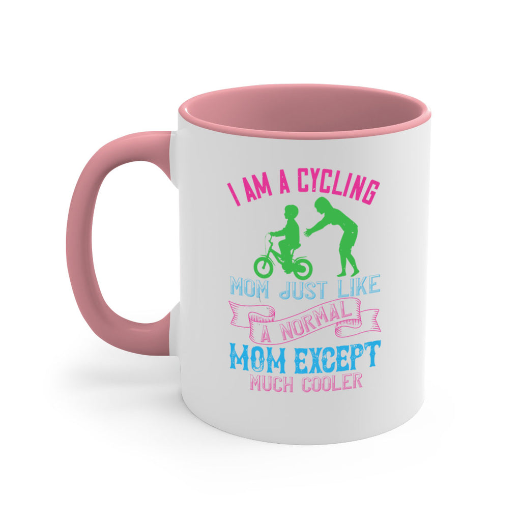 i am a cycling mom just like a normal 164#- mom-Mug / Coffee Cup