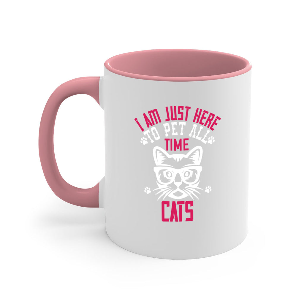 i am just here topet all time cats Style 52#- cat-Mug / Coffee Cup