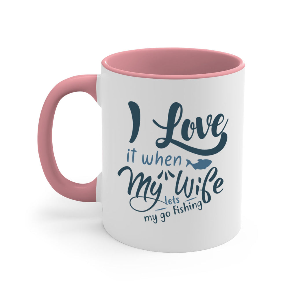 i love it when 100#- fishing-Mug / Coffee Cup
