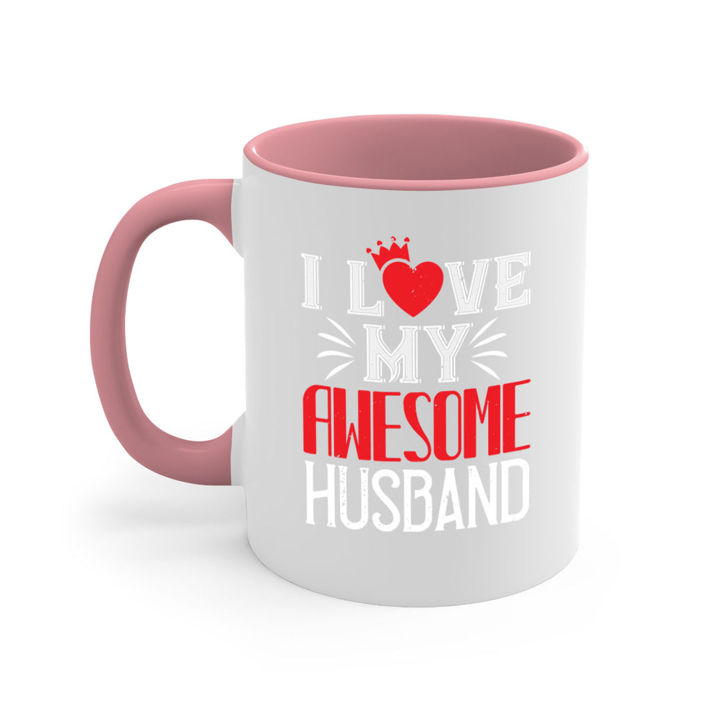 i love my awesome husband 56#- valentines day-Mug / Coffee Cup