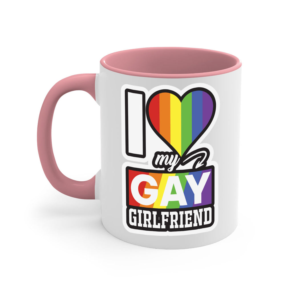 i love my gay girlfriend lgbt 126#- lgbt-Mug / Coffee Cup