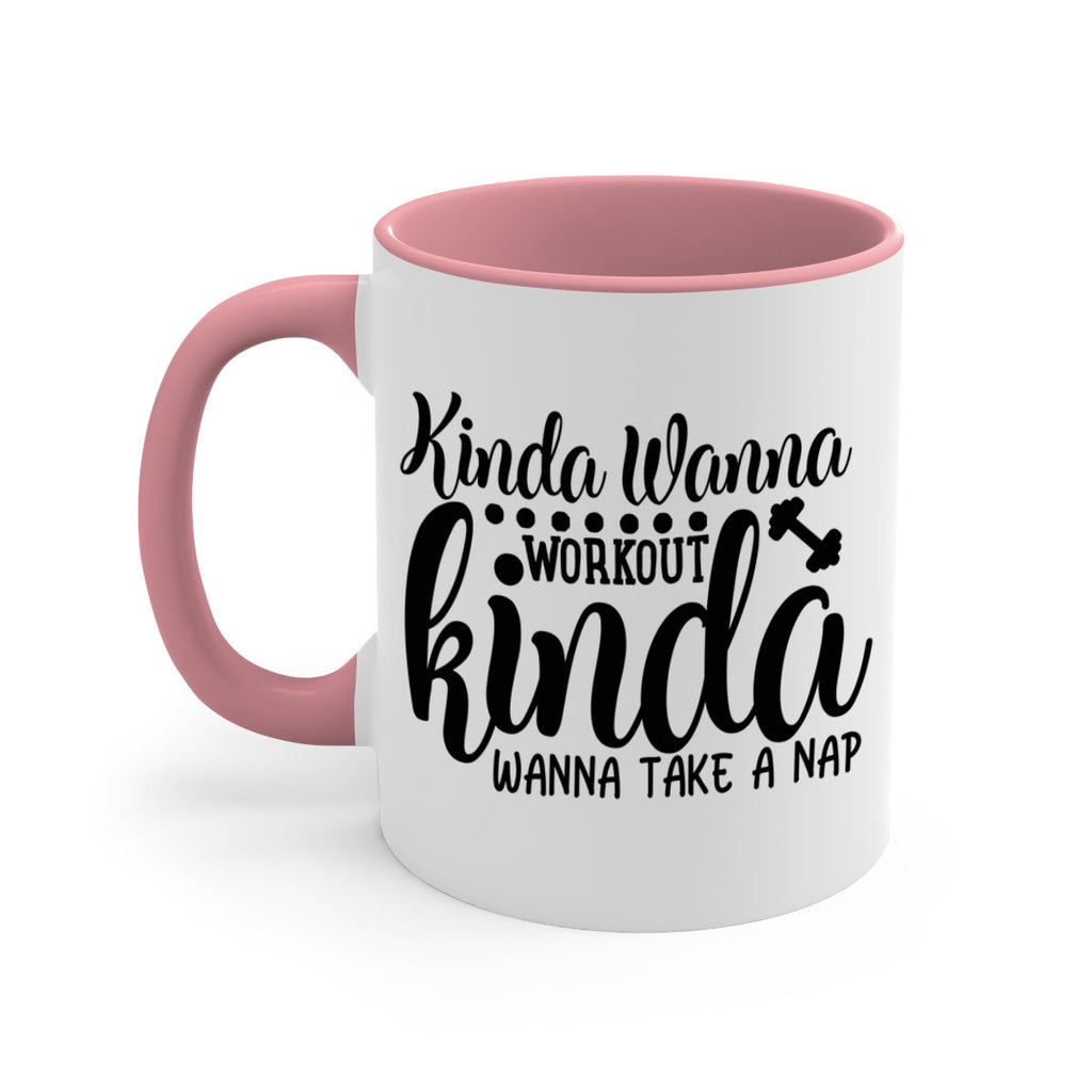 kinda wanna workout kinda wanna take a nap 33#- gym-Mug / Coffee Cup