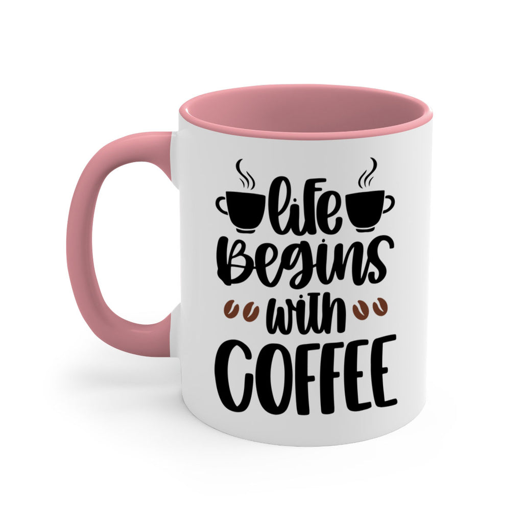 life begins with coffee 77#- coffee-Mug / Coffee Cup