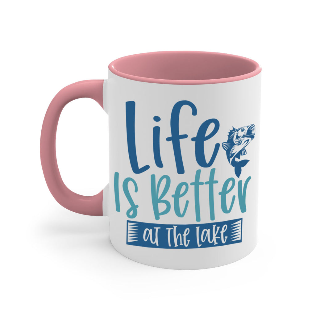 life is better at the lake 204#- fishing-Mug / Coffee Cup