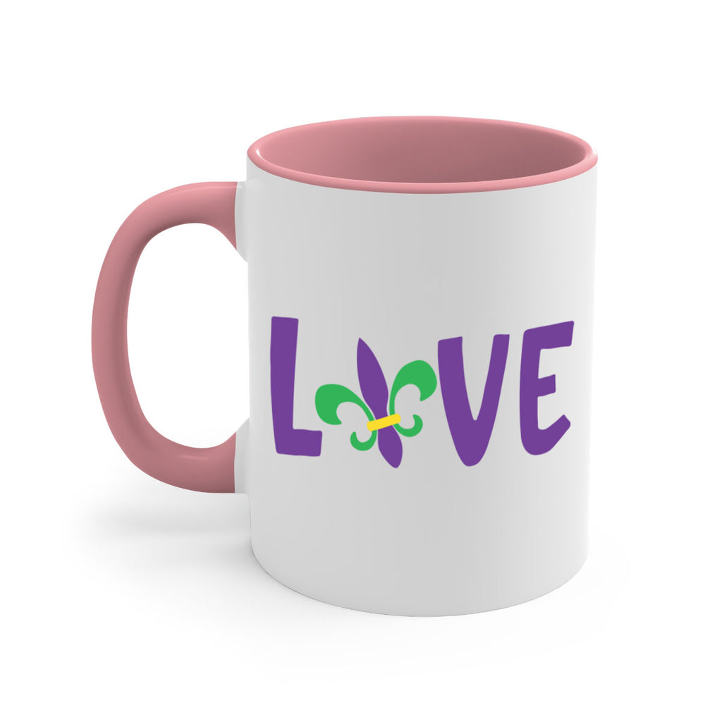 love 80#- mardi gras-Mug / Coffee Cup
